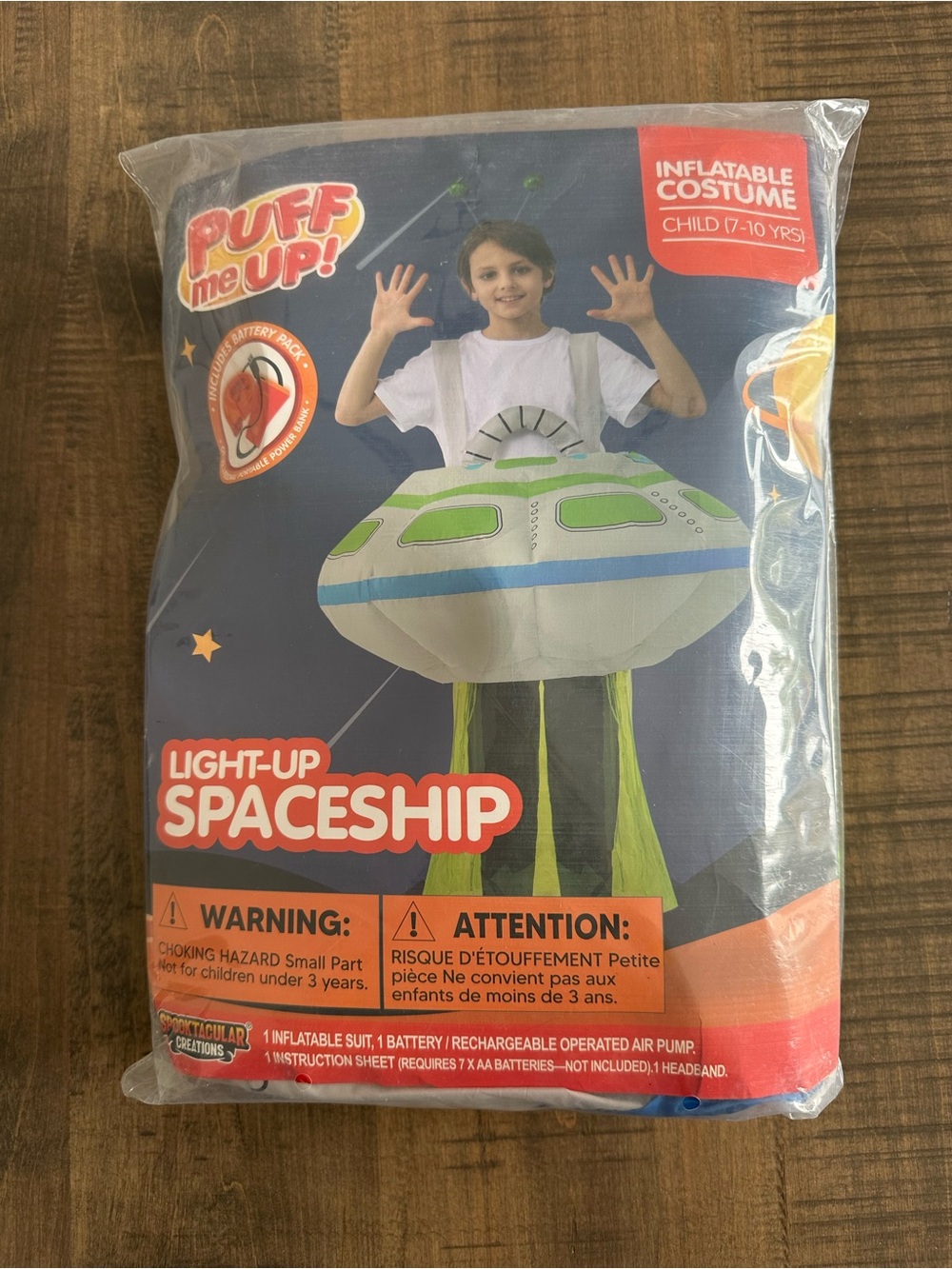 Light Ip Inflatable Spaceship Halloween Costume
